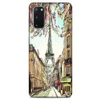Cityx (31) Samsung Galaxy S20 Kılıf Silikon Kapak Desenli