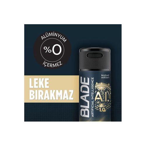 2 Adet Blade Artificial Intelligence 1.0 Deodorant 150mL