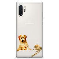 Samsung Galaxy Note 10 Plus Kılıf Avustralya Terrier Arka Kapak Koruma Desenli Full Koruyucu