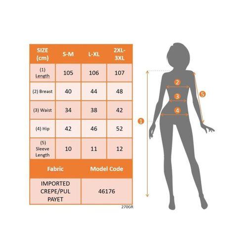 Kadın Kısa Kollu Kruvaze Yakalı ışıltı Detaylı Midi Ithal Krep Elbise