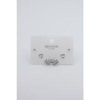 Çoklu Set Küpe - Gümüş