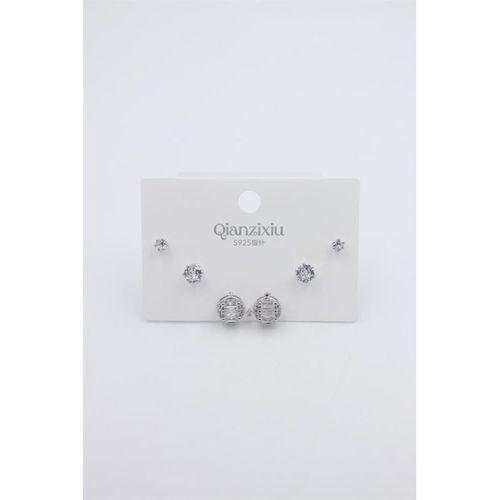 Çoklu Set Küpe - Gümüş