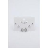 Çoklu Set Küpe - Gümüş