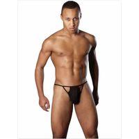 Fantezi Siyah Transparan Erkek İç Çamaşırı