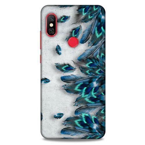 Xiaomi Mi A2 Lite Kılıf Desenli Özel Seri Tüyler (41) Tank Kılıf
