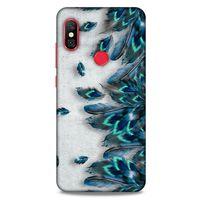 Xiaomi Mi A2 Lite Kılıf Desenli Özel Seri Tüyler (41) Tank Kılıf
