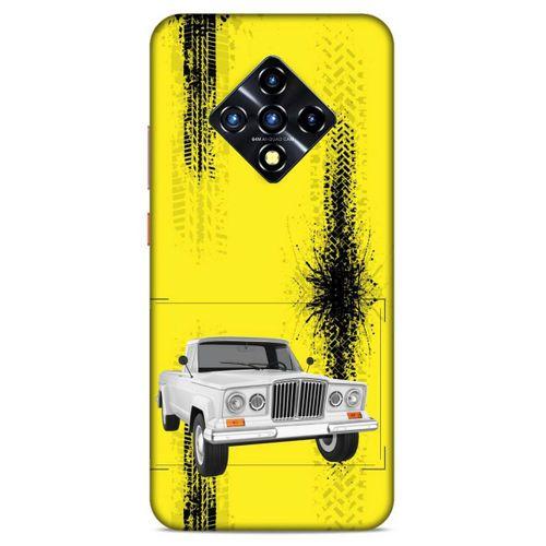 Lopard İnfinix Zero 8 Uyumlu Kılıf PickUpX (16) Kalın Kılıf Kaymak Beyaz