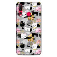 Lopard Huawei P Smart Z Uyumlu Kılıf Kediler (8) Baskılı Kılıf Cins Kediler