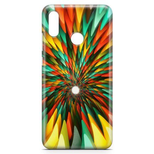 Huawei Y7 Prime 2019 Kılıf Derin Kuyu Arka Kapak Koruma Desenli Full Koruyucu