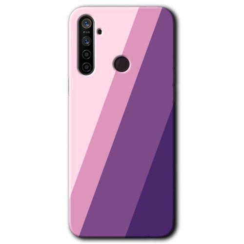 Realme 5i Kılıf HD Desen Baskılı Arka Kapak - Oblique