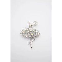 Balerin Broş - Gümüş