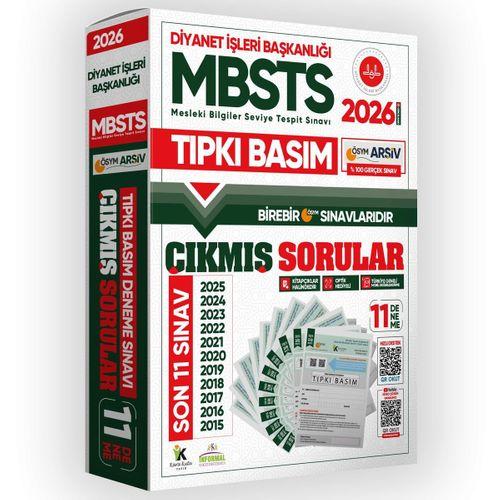 2026 DİB-MBSTS ÖSYM Çıkmış Soru Tıpkı Basım 11li Kitapçık Türkiye Geneli Deneme Paketi