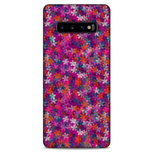 Samsung Galaxy S10 Plus Uyumlu Kılıf Pembe Delisi (3) Kapak Çiçek