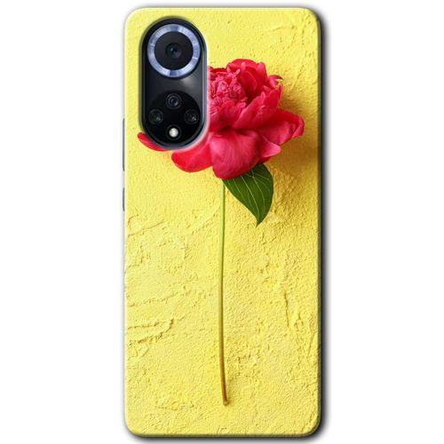 Potkal Hediye Fabrikası Huawei Nova 9 Kılıf HD Desen Baskılı Arka Kapak - Kırmızı Gül