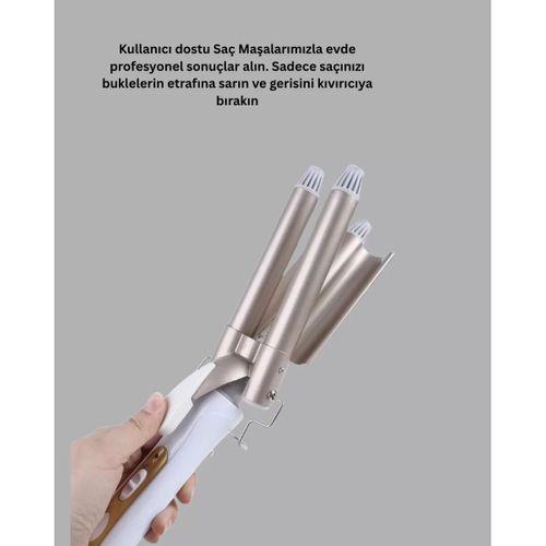 Ayarlanabilir Isılı Bukle Saç Maşası