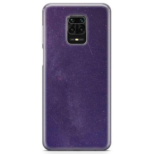 Xiaomi Redmi Note 9 Pro Kılıf Mor Geceler Arka Kapak Koruma Desenli Full Koruyucu