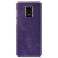 Xiaomi Redmi Note 9 Pro Kılıf Mor Geceler Arka Kapak Koruma Desenli Full Koruyucu