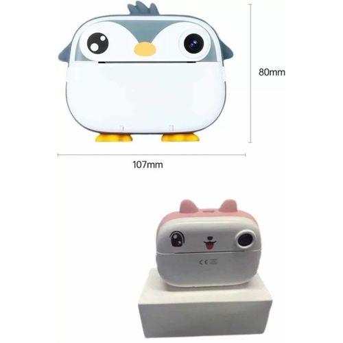 Çocuklara Özel Şirin Tasarımlı Mini Fotoğraf Yazıcısı 3 Adet Rulo Hediyeli