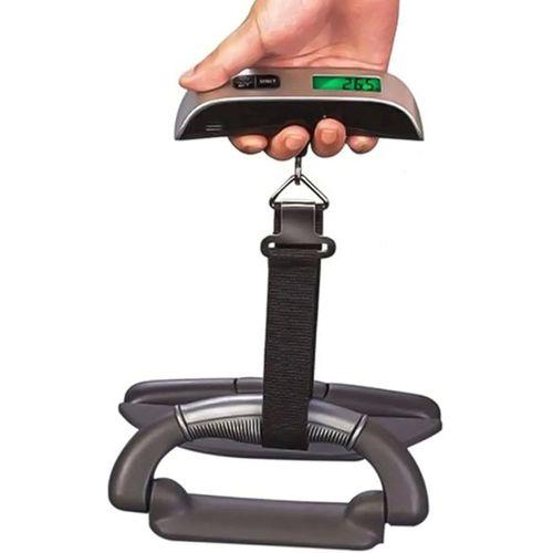 Dijital Işıklı Elektronik Askılı El Bagaj Tartısı Bavul Kantarı Seyahat Çantası 50kg