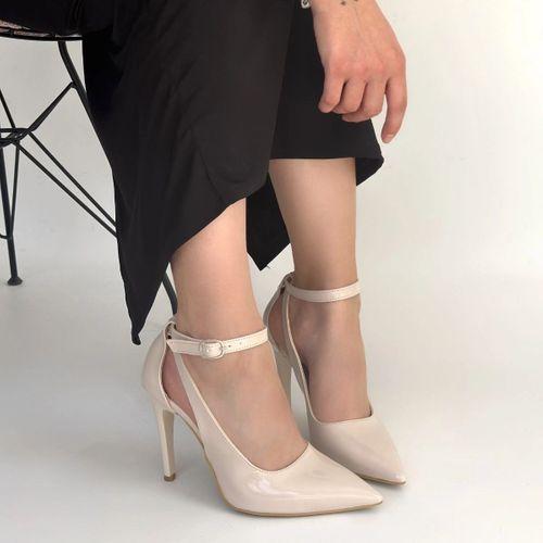 Wenni Bej Rugan Stiletto Ayakkabı