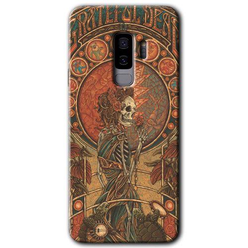 Samsung Galaxy S9 Plus Kılıf HD Desen Baskılı Arka Kapak + Temperli Cam - İskelet Aşk