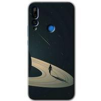 Huawei Y9 Prime 2019 Kılıf HD Desen Baskılı Arka Kapak - Space Planet