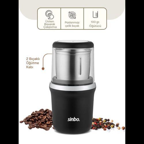 Kahve & Baharat Öğütücü 200W Çelik Bıçak 100g