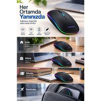 8 10 Metre Menzilli Şarj Edilebilir Kablosuz Mouse