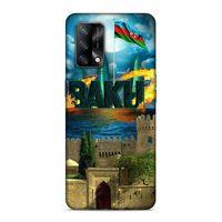 Oppo A74 4G Uyumlu Kılıf Azarbaijan (50) Shockproof Kılıf Bakü Simgeler