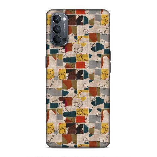 Oppo Reno 4 Uyumlu Kılıf Romans (9) Kılıf Sarı Lacivert