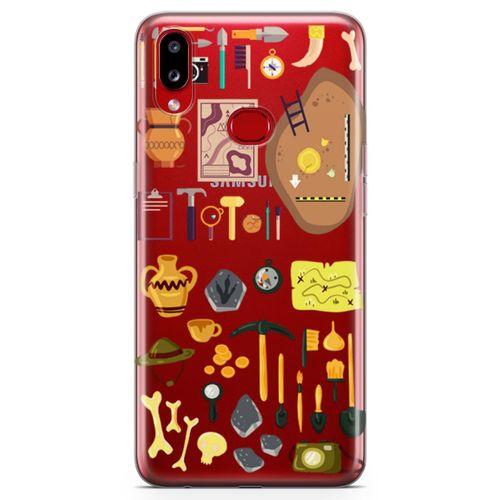 Samsung Galaxy A10s Kılıf Arkeolog Malzemeleri Arka Kapak Koruma Desenli Full Koruyucu