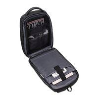 Classone GA-0010 Gauntlet V1 Sert Kabuk Serisi 15.6 inch Uyumlu WTX Pro Su Geçirmez Kumaş Laptop Çantası -Siyah