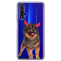 Honor View 20 Kılıf Pom Köpek Arka Kapak Koruma Desenli Full Koruyucu