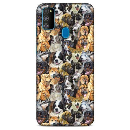 Samsung Galaxy M30s Kılıf Köpek Kıyafetleri (10) Full Koruma Kılıfı Labrador, Kaniş