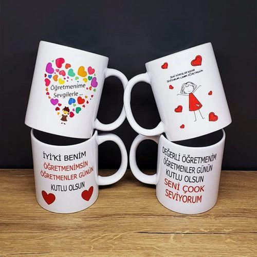 Öğretmenler Gününe Özel Baskılı Kupa Bardak
