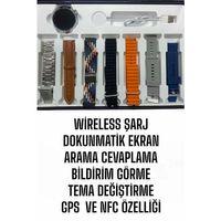 Akıllı Saat 7 Kordonlu Yeni Nesil Arama Cevaplayan Çok Fonksiyonlu