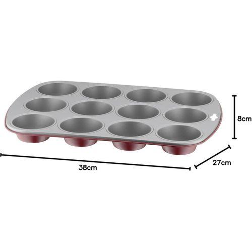 Kaiser Muffin Kalıp Classic Plus 12'li Kırmızı Kek Kalıbı 66754505