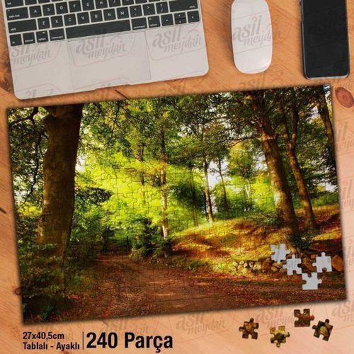 Asil Hobi - Doğa -manzara - Ağaçlar - Orman - Yapboz - Ayak Destekli 240 Parça Puzzle