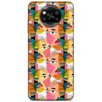 Lopard Xiaomi Redmi Poco X3 Uyumlu Kılıf Sürreal Yüzler ♀ (6) Silikon Kılıf Desenli