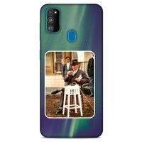 Samsung Galaxy M30s Kılıf Atatürk (21) Koruyucu Kapak Yeşil Gökyüzü