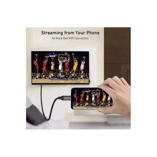 3 Metre 8 Gbps Hız 4k/30 Hz Type C To Hdmı Çevirici Dönüştürücü Tv Telefon Pc Hasır Bağlantı Kablosu