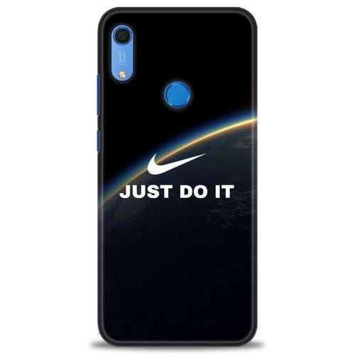 Huawei Y6S Kılıf HD Baskılı Kılıf - Nike Dünya + Tam Ekran Koruyucu