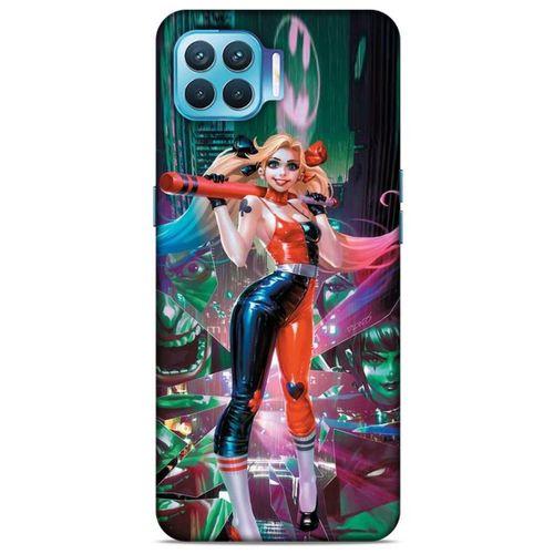Oppo Reno 4 Lite Uyumlu Kılıf Harley Quinn (44) Tough Armor Kılıf Gri-kuşkonmaz