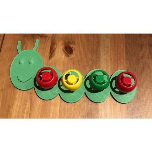 Rups Met Draaidopjes (Bu ürün Sadece Plastik parçadır - Almadan Önce Soru Sorabilirsiniz)