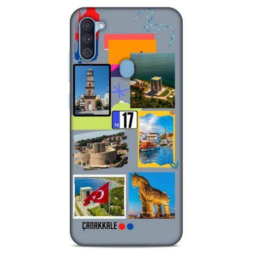 Lopard Samsung Galaxy A11 Uyumlu Kılıf Şehirli ※ (17) Çanakkale Tasarım Kılıf