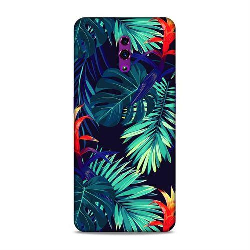 Oppo Reno Kılıf Pasifik Yapraklar Arka Kapak Silikon Koruma Full Koruyucu