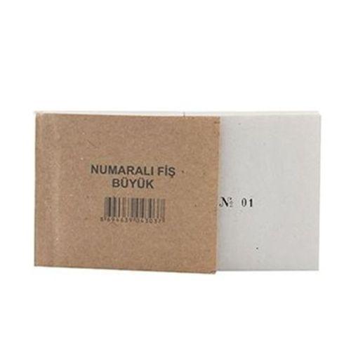 Numaralı Fiş Büyük - 5 adet