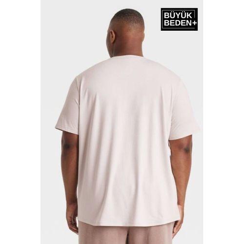 Süperlife Erkek Büyük Beden California 1974 Baskılı 3xl-6xl Bisiklet Yaka Tshırt SPR26TBS510-02