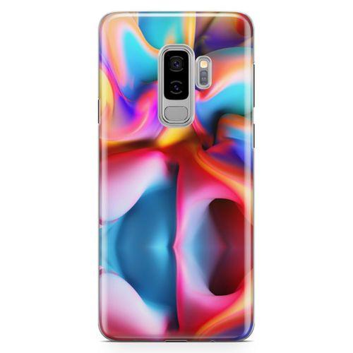Samsung Galaxy S9 Plus Kılıf Silikon Boya Arka Kapak Koruma Desenli Full Koruyucu