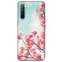 Lopard Oppo Reno 3 Uyumlu Kılıf Bahar (44) Tough Armor Kılıf Kiraz Çiçekleri